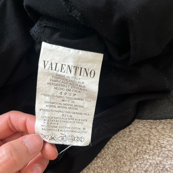 Valentino Black Ruffled Lace Blouse - Picture 4 of 9